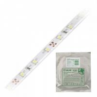Лента светодиодная [5 м] Volpe ULS-Q ULS-Q324 2835-60LED/m-8mm-IP65-DC12V-4,8W/m-5M-DW катушка в герметичной упаковке