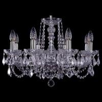 Подвесная люстра Bohemia Ivele Crystal 1402 1402/8/195/Ni/Leafs
